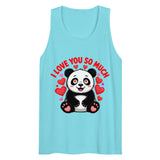 Men’s premium tank top | Panda Liebe 21
