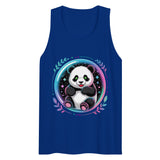 Men’s premium tank top  | PANDA PLANET 3