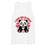 Men’s premium tank top | Panda Liebe 25