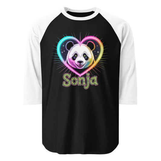 3/4 sleeve raglan shirt | PANDA SONYA