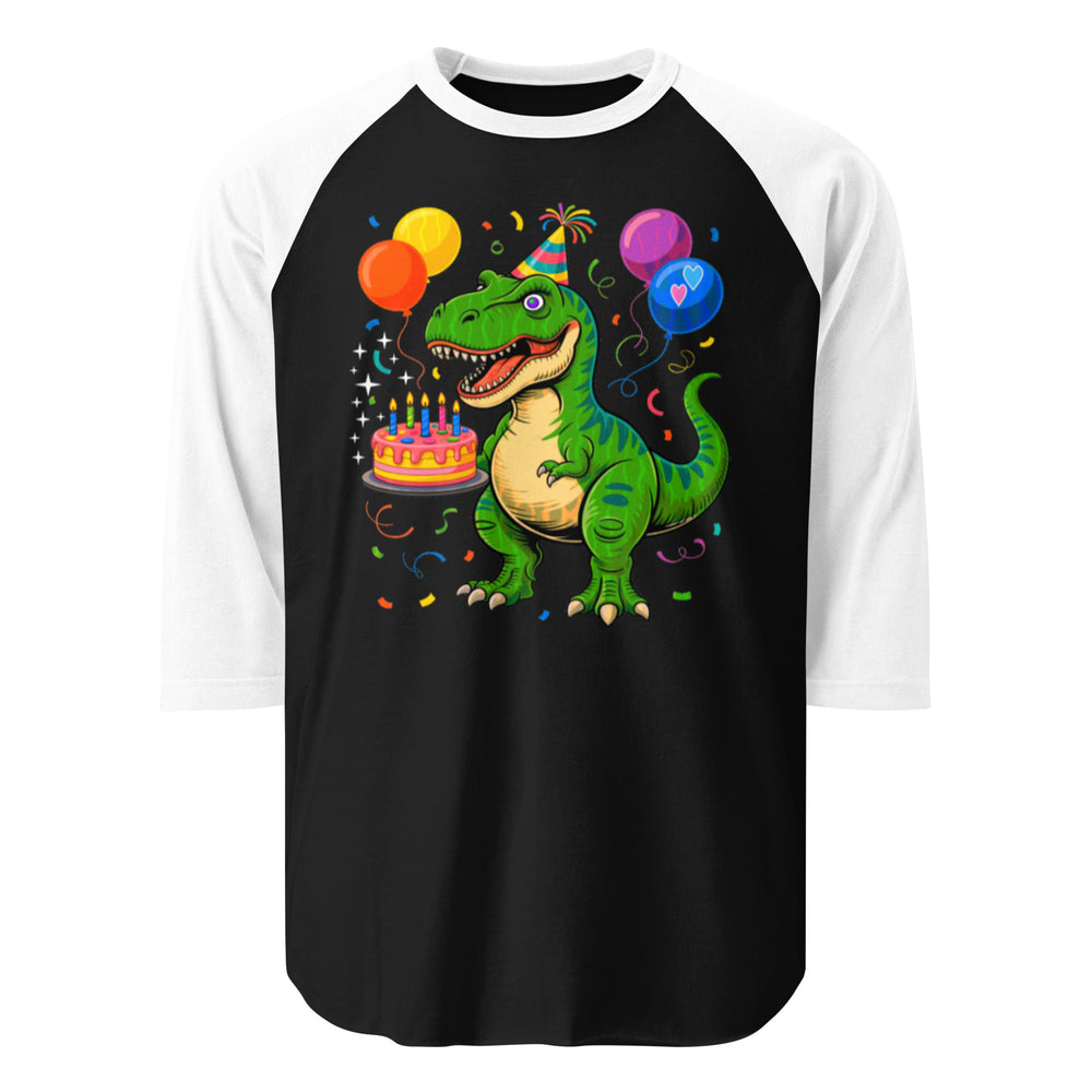 3/4 sleeve raglan shirt  | DINO GEBURTSTAG!!