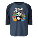3/4 sleeve raglan shirt | PANDA-TRAVELS 2