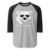 3/4 sleeve raglan shirt | PAPA BEAR 3