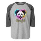 3/4 sleeve raglan shirt | PANDA SONYA 4