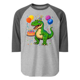3/4 sleeve raglan shirt  | DINO GEBURTSTAG!! 4