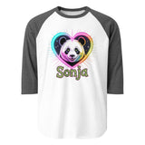 3/4 sleeve raglan shirt | PANDA SONYA 9