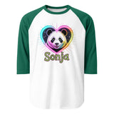 3/4 sleeve raglan shirt | PANDA SONYA 10