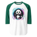 3/4 sleeve raglan shirt  | PANDA PLANET 10