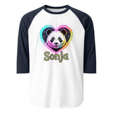 3/4 sleeve raglan shirt | PANDA SONYA 6