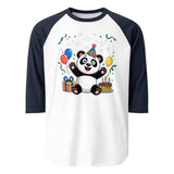 3/4 sleeve raglan shirt  | Panda Geburtstag 6