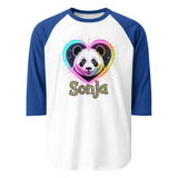 3/4 sleeve raglan shirt | PANDA SONYA 7