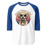 3/4 sleeve raglan shirt  | Hund Good Vibes 7