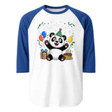 3/4 sleeve raglan shirt  | Panda Geburtstag 7