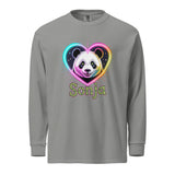 Garment-dyed heavyweight long-sleeve shirt | PANDA SONYA 9