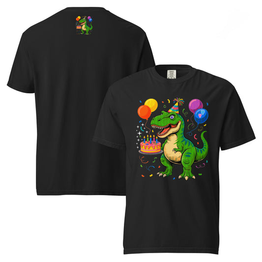 Unisex garment-dyed heavyweight t-shirt  | DINO GEBURTSTAG!!