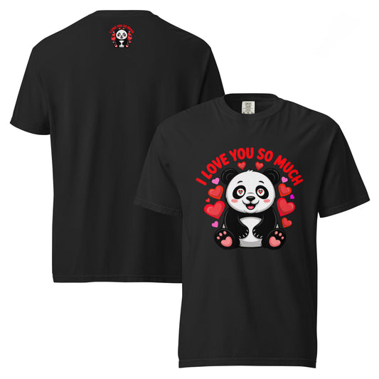 Unisex garment-dyed heavyweight t-shirt | Panda Liebe