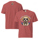 Unisex garment-dyed heavyweight t-shirt  | Hund Good Vibes 4