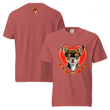 Unisex garment-dyed heavyweight t-shirt | DOG LOVE 3