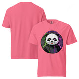 Unisex garment-dyed heavyweight t-shirt | PANDA MIT KOPFHÖRER 8