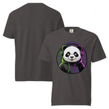 Unisex garment-dyed heavyweight t-shirt | PANDA MIT KOPFHÖRER 4