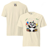 Unisex garment-dyed heavyweight t-shirt  | Panda Geburtstag 9