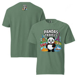 Unisex garment-dyed heavyweight t-shirt | PANDA-TRAVELS 12