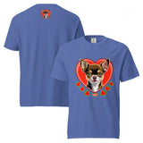 Unisex garment-dyed heavyweight t-shirt | DOG LOVE 4