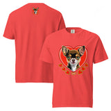 Unisex garment-dyed heavyweight t-shirt | DOG LOVE 5