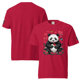 Unisex garment-dyed heavyweight t-shirt | PANDO LOVE 3