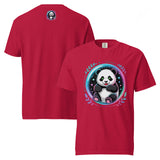 Unisex garment-dyed heavyweight t-shirt  | PANDA PLANET 3