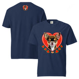 Unisex garment-dyed heavyweight t-shirt | DOG LOVE 2