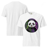 Unisex garment-dyed heavyweight t-shirt | PANDA MIT KOPFHÖRER 12