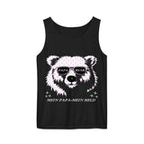 Unisex garment-dyed tank top | PAPA BEAR 12