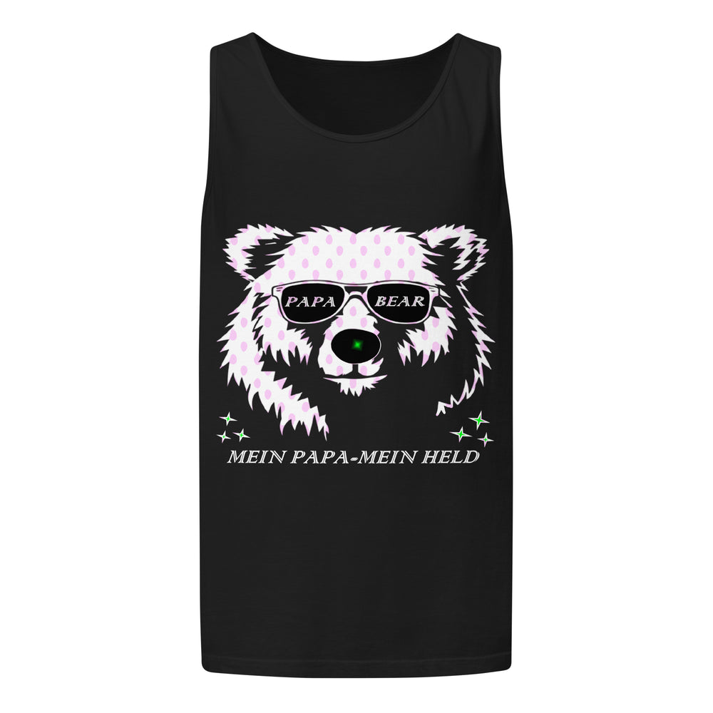 Unisex garment-dyed tank top | PAPA BEAR