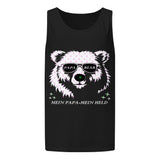 Unisex garment-dyed tank top | PAPA BEAR 1
