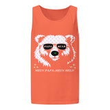Unisex garment-dyed tank top | PAPA BEAR 11