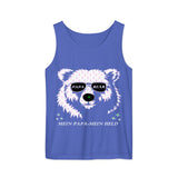 Unisex garment-dyed tank top | PAPA BEAR 18
