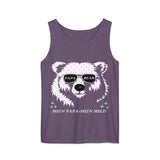 Unisex garment-dyed tank top | PAPA BEAR 15