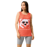 Unisex garment-dyed tank top | PAPA BEAR 43