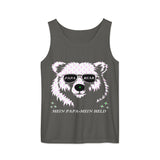 Unisex garment-dyed tank top | PAPA BEAR 14