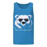 Unisex garment-dyed tank top | PAPA BEAR 9