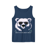 Unisex garment-dyed tank top | PAPA BEAR 13
