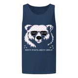 Unisex garment-dyed tank top | PAPA BEAR 2
