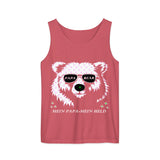 Unisex garment-dyed tank top | PAPA BEAR 19