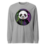 Unisex Long Sleeve Tee | PANDA MIT KOPFHÖRER 15