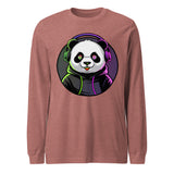 Unisex Long Sleeve Tee | PANDA MIT KOPFHÖRER 11