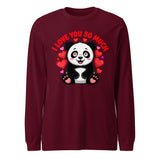 Unisex Long Sleeve Tee | Panda Liebe 7
