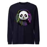 Unisex Long Sleeve Tee | PANDA MIT KOPFHÖRER 5