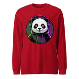 Unisex Long Sleeve Tee | PANDA MIT KOPFHÖRER 9