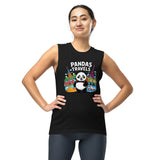 Unisex Muscle Shirt | PANDA-TRAVELS 3